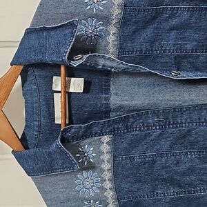 Embroidered Denim Jacket